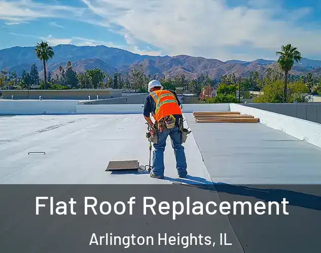  Flat Roof Replacement Arlington Heights, IL