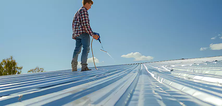 EPDM Roofing Installation Drip Edge in Arlington Heights