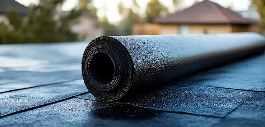 Rubber Flat Roof Replacement in Arlington Heights
