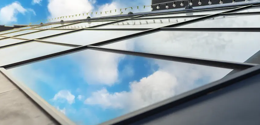 Flat Roof Skylight Installation in Arlington Heights