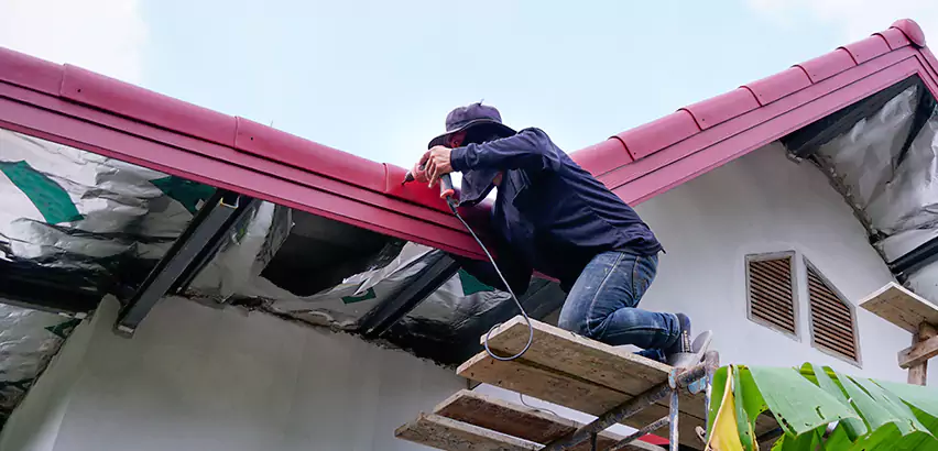 Residential Wind Damage Roof Repair in Arlington Heights